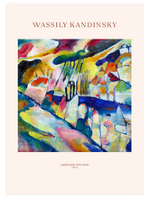 Kandinsky Landscape with Rain - Art Print